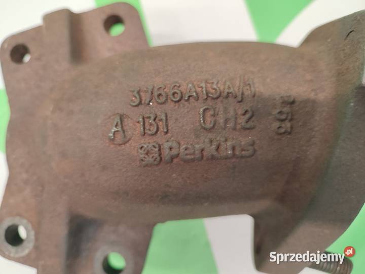 Kolano turbosprężarki Perkins 1004 3766A13A1 JCB