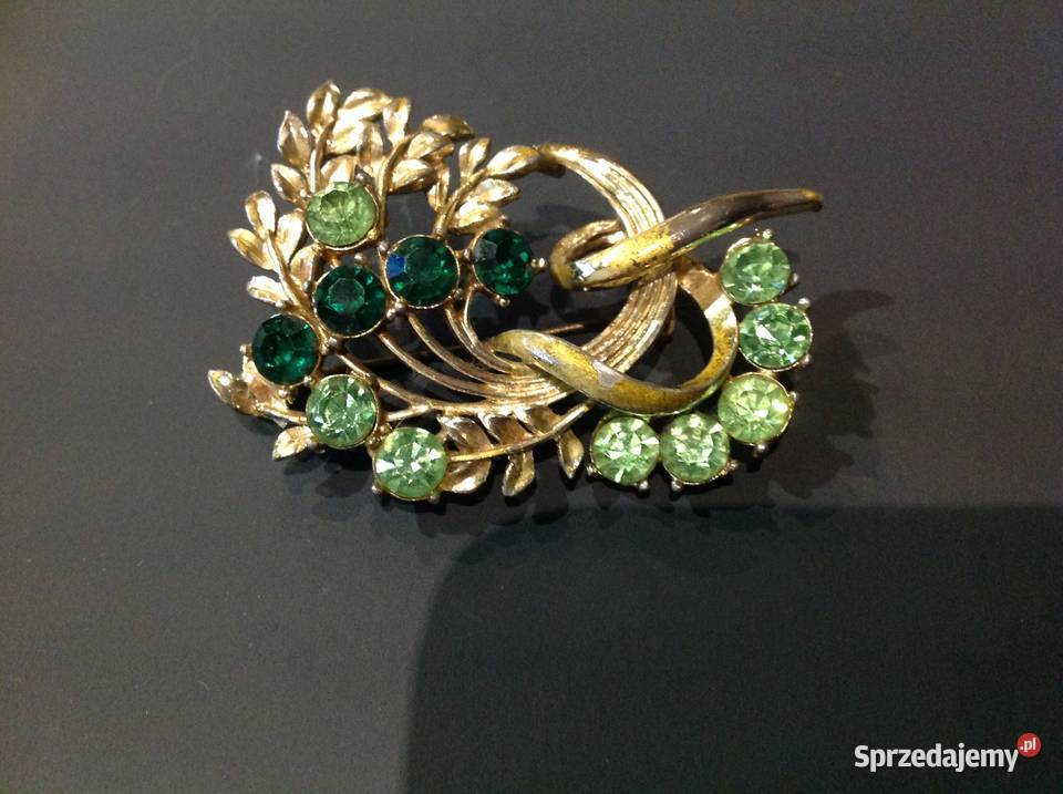 Broszka Damska Vintage sygnowana Nowa Sól