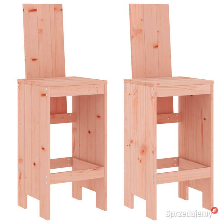 Stołki barowe 2 40x42x120 lite drewno daglezjowe sprzedam