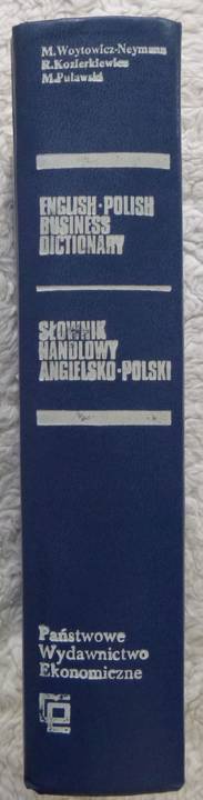Słownik handlowy angielskopolski EnglishPolish