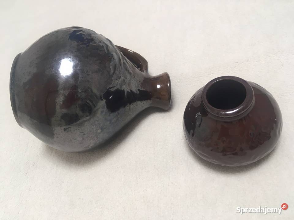 PRL wazony porcelit brązowe Kołobrzeg sprzedam