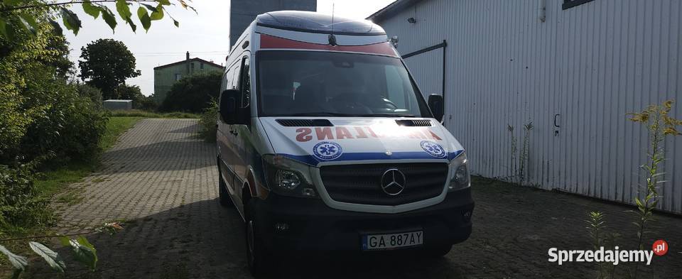 Ambulans karetka Mercedes sprinter 319 cdi warmińsko-mazurskie Biskupiec