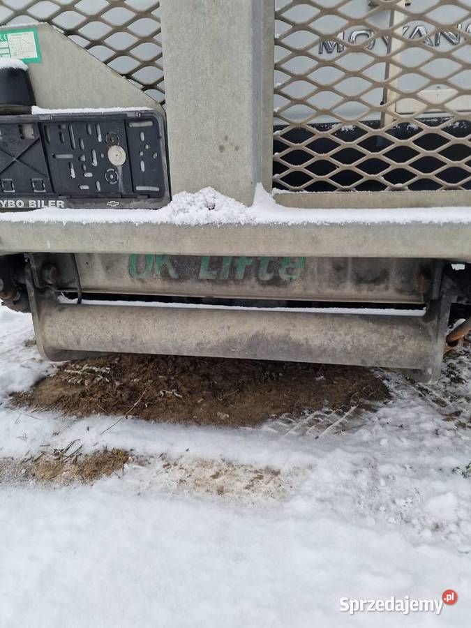 Winda załadunkowa Opel Movano Renault Master Bagażniki podkarpackie Kielnarowa