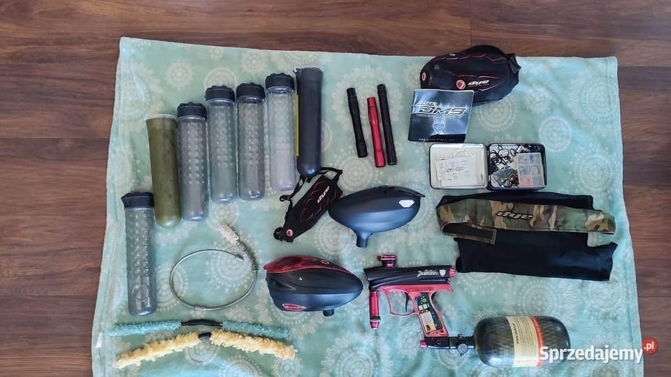 Paintball zestaw unikalny marker Dye DM7 Ironman