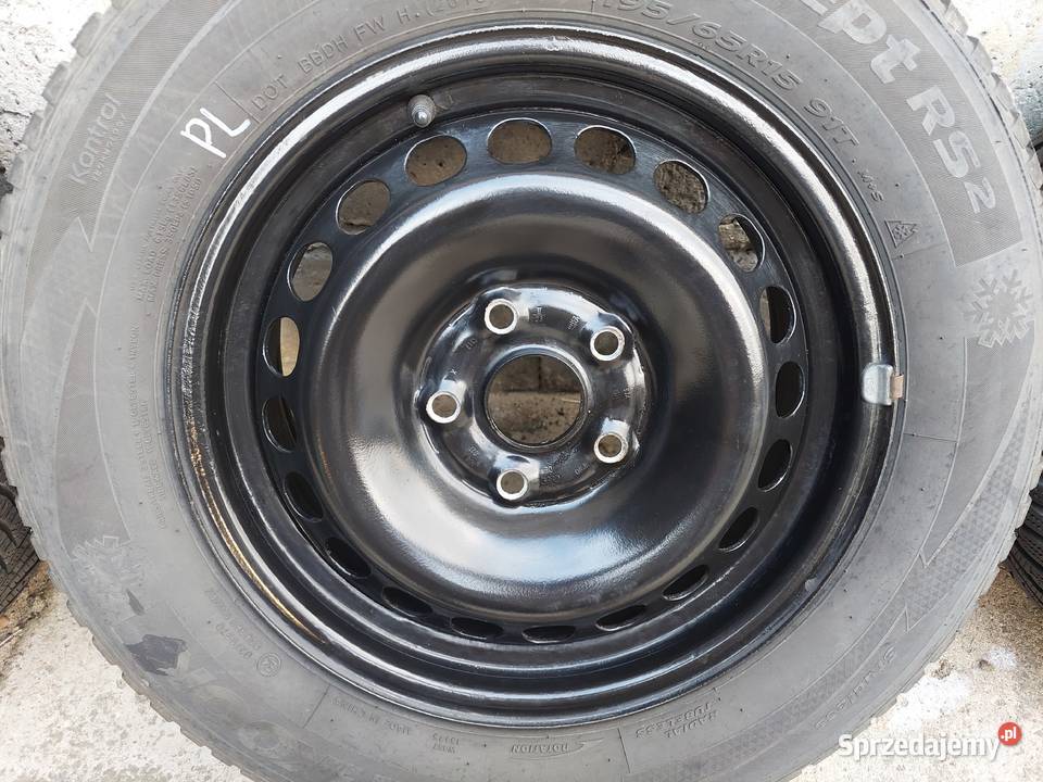 Koła VW R15 z oponami zimowymi 19565 Hankook Samochodowe