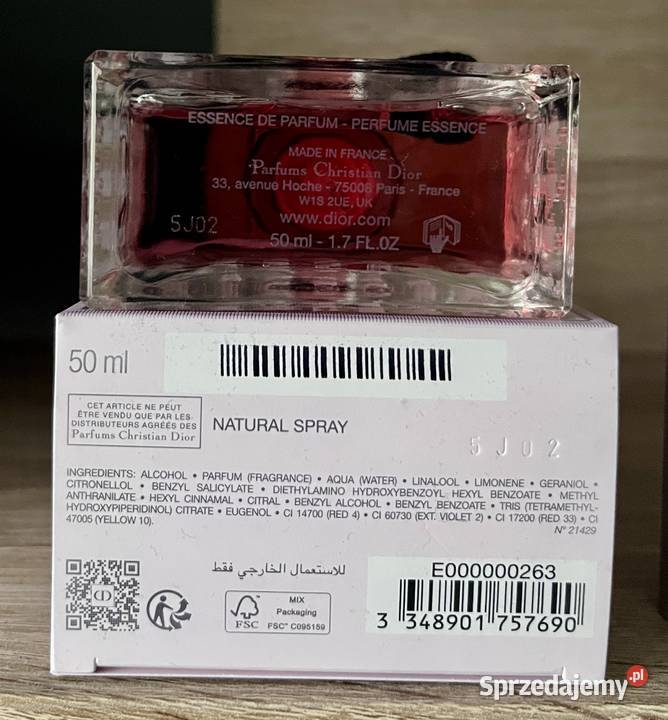 Miss Dior Essence 50 ml Kozienice