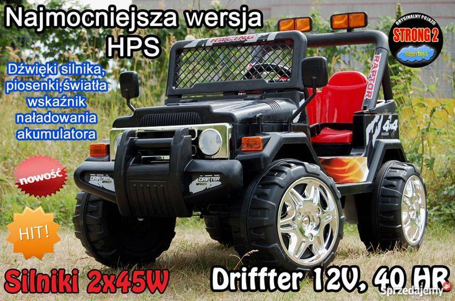 Olbrzymi terenowy Drifter 2 HRS osobowy z Toruń
