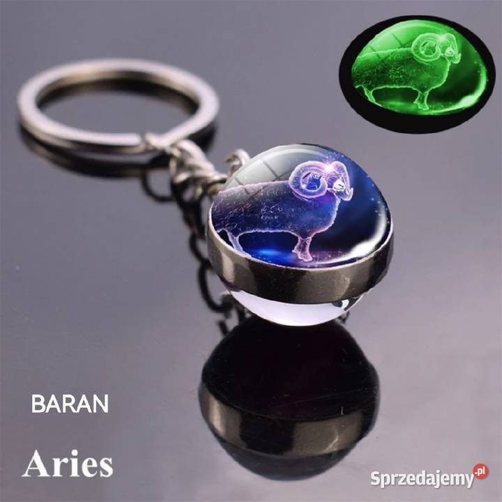 Brelok do kluczy Luminous świecący Znak Zodiaku Pabianice
