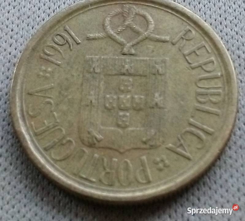 PORTUGALIA5 ESCUDOS1991 r mazowieckie Legionowo sprzedam