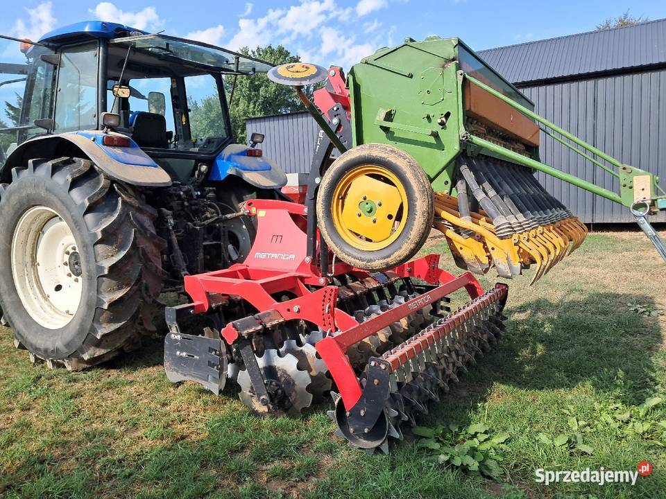 Zestaw siewny 25m agregat talerzowy siewnik nieuszkodzony Agregaty Lublin