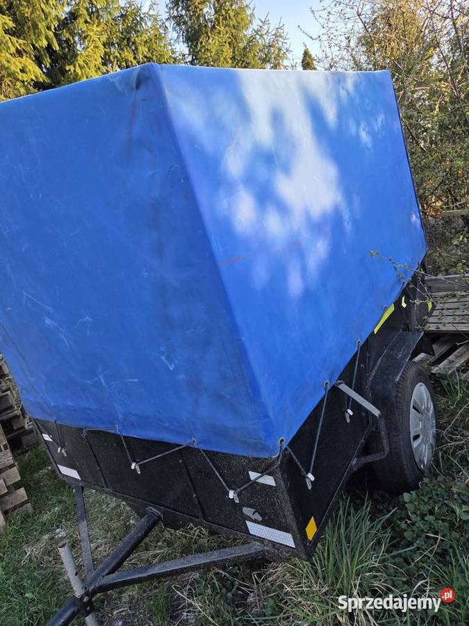 Przyczepka lekka SAM z plandeka Burtowe i plandeki Zaborowice