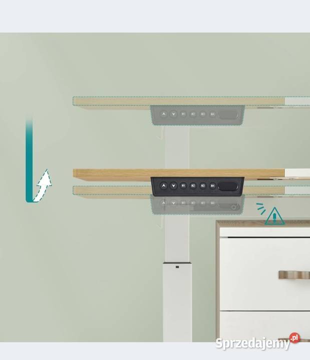 Biurko z elektryczną regulacją wysokosci Błaszki sprzedam