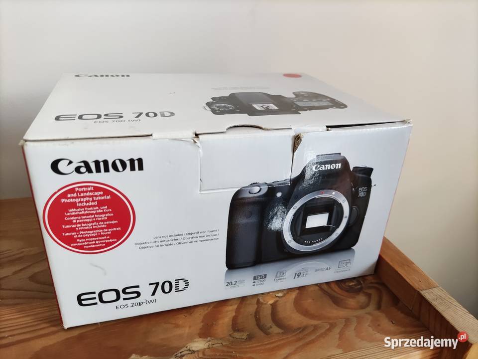 Lustrzanka Canon EOS 70D ZESTAW Kraków