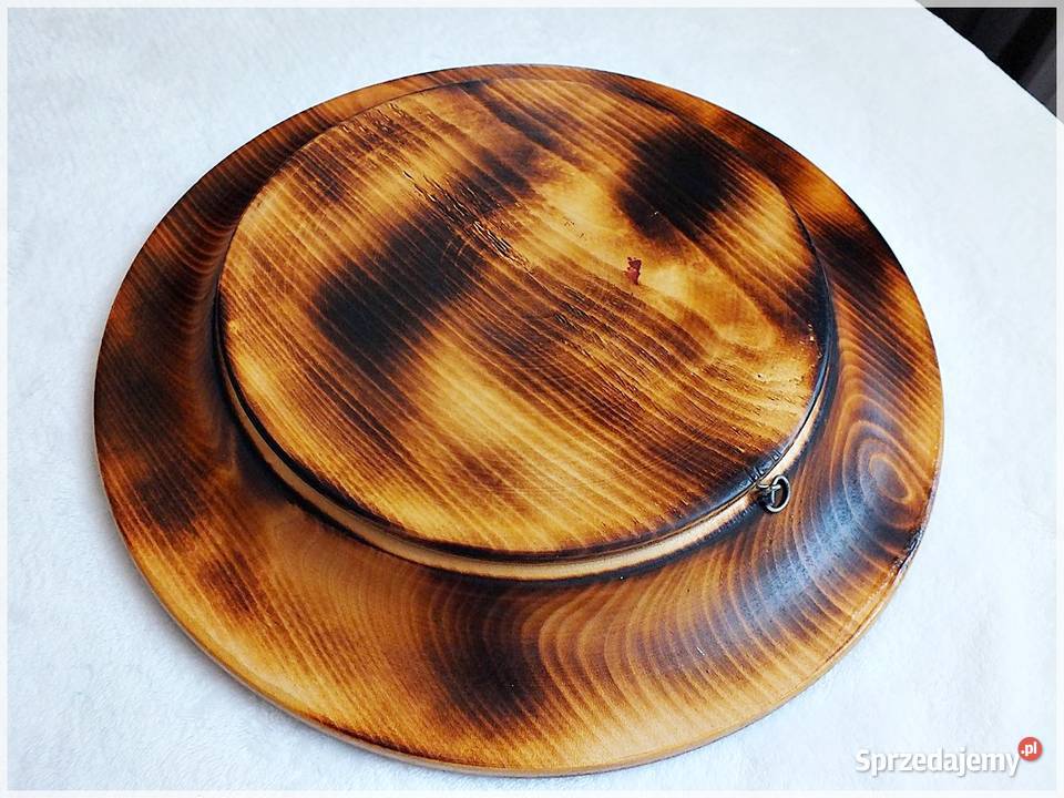 Dekoracyjny Talerz drewniany 32 na ścianę Żary