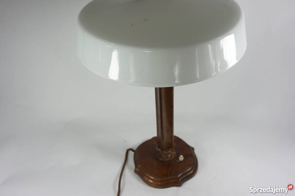 LAMPA BIURKOWA ART DECO Pozostałe Kraków