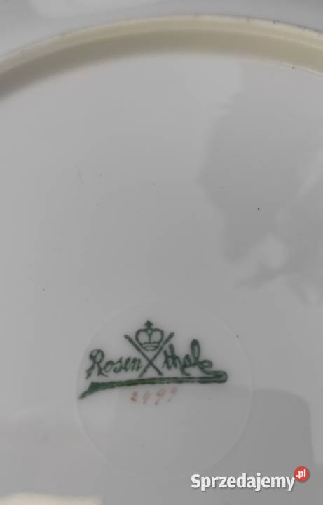 RosenthalFason Secession kobalt i złotolata 20te Pabianice