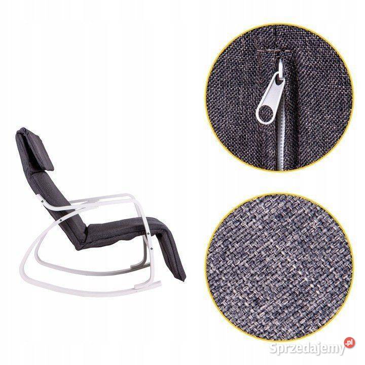 Fotel bujany na biegunach 4 kolory Stoły, krzesła, biurka