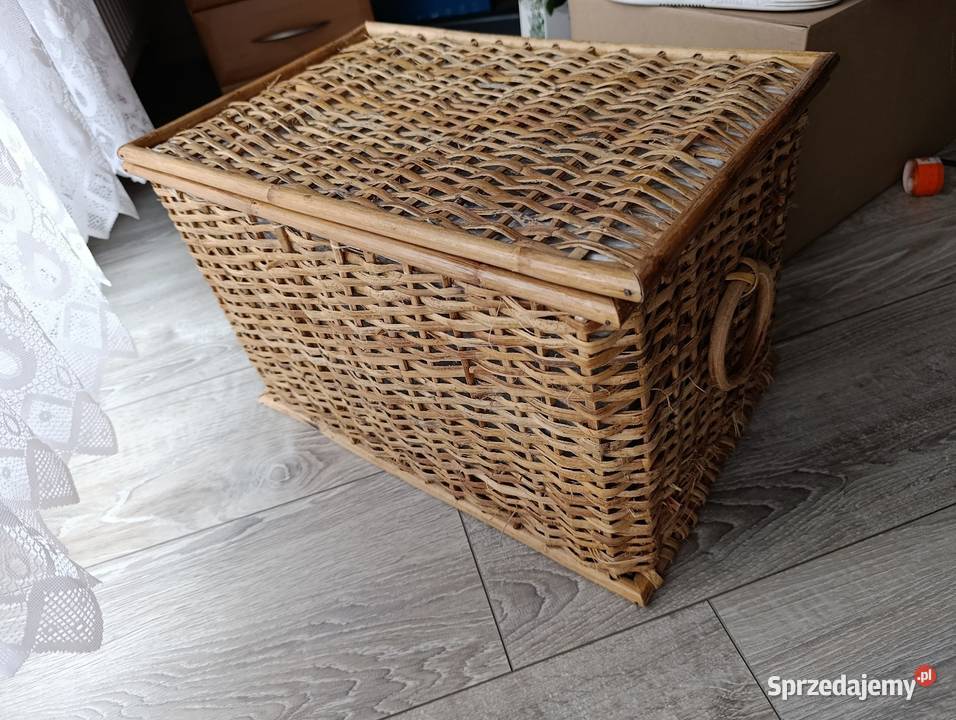 kosz skrzynia chyba wiklinowa zamykana wielkopolskie Poznań
