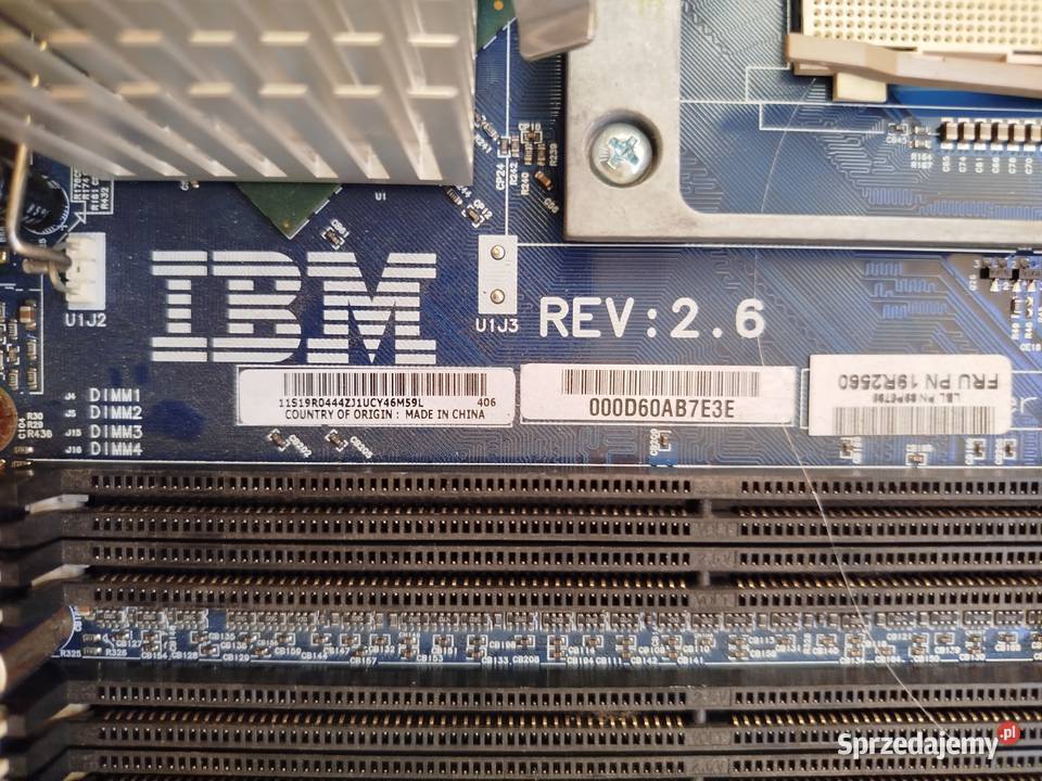 Płyta główna IBM Rev 26 procesor Intel Pentium 4 Oświęcim