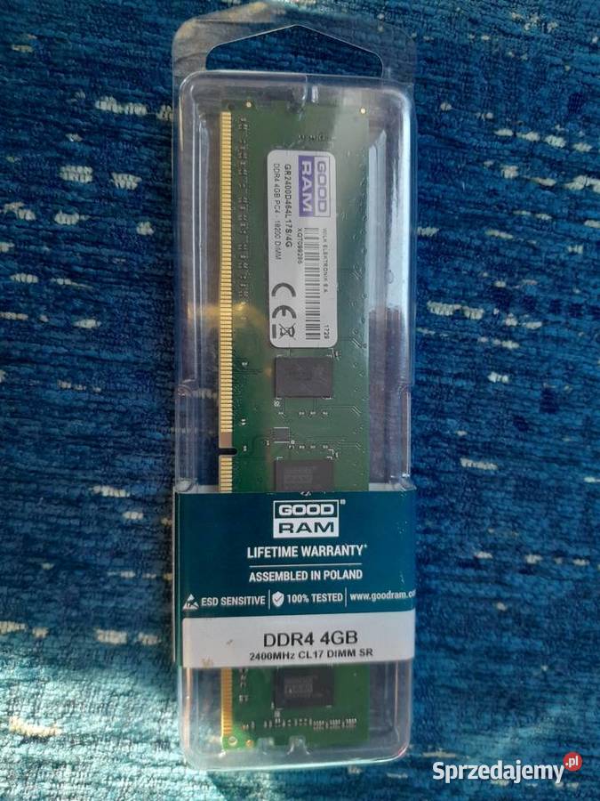 Pamięć RAM DDR4 Goodram 4 GB 2400MHz małopolskie Wieliczka