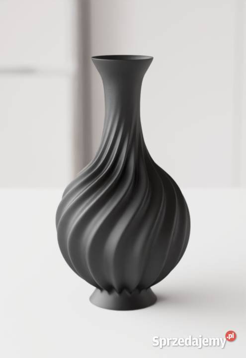 Wazon na kwiaty bezpieczny trwały Unikat biały