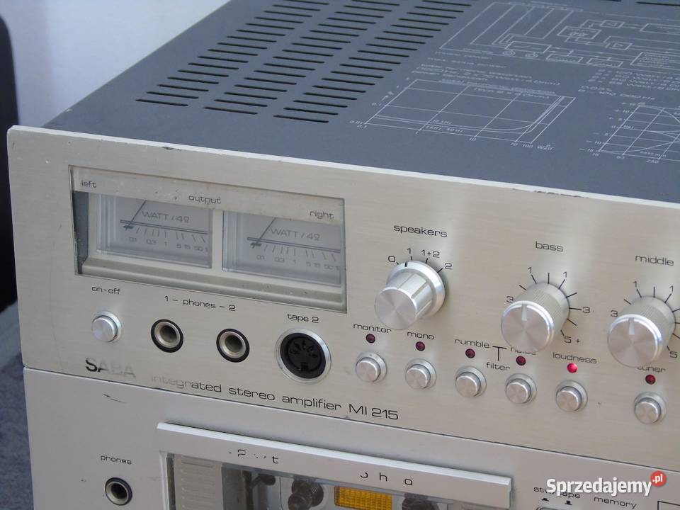 Wzmacniacz SABA MI 215 Vintage WYSYŁKA podkarpackie Jasło sprzedam