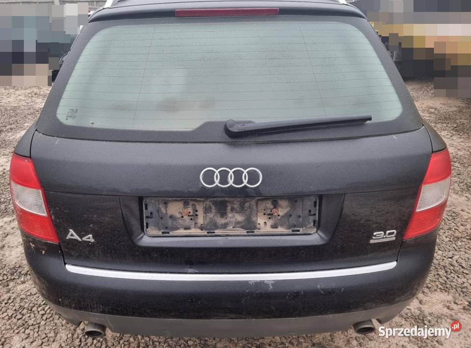 klapa bagażnika Audi A4 B6 LZ9W Bodzentyn