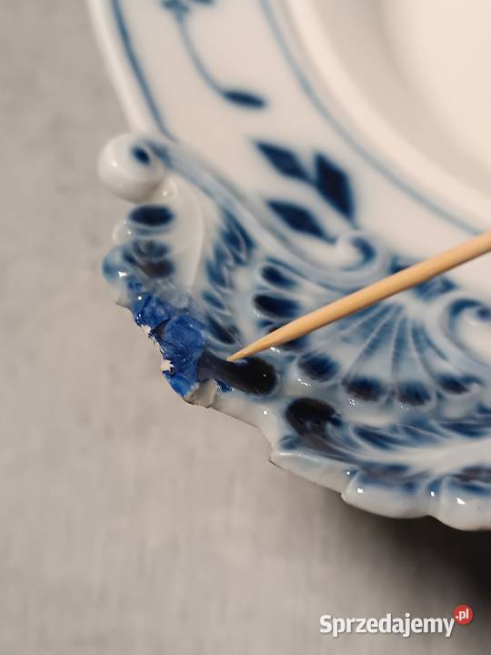 MEISSEN Kobaltowa Waza Terryna Wór Cebulowy Antyki, Sztuka, Kolekcje Szczecin sprzedam