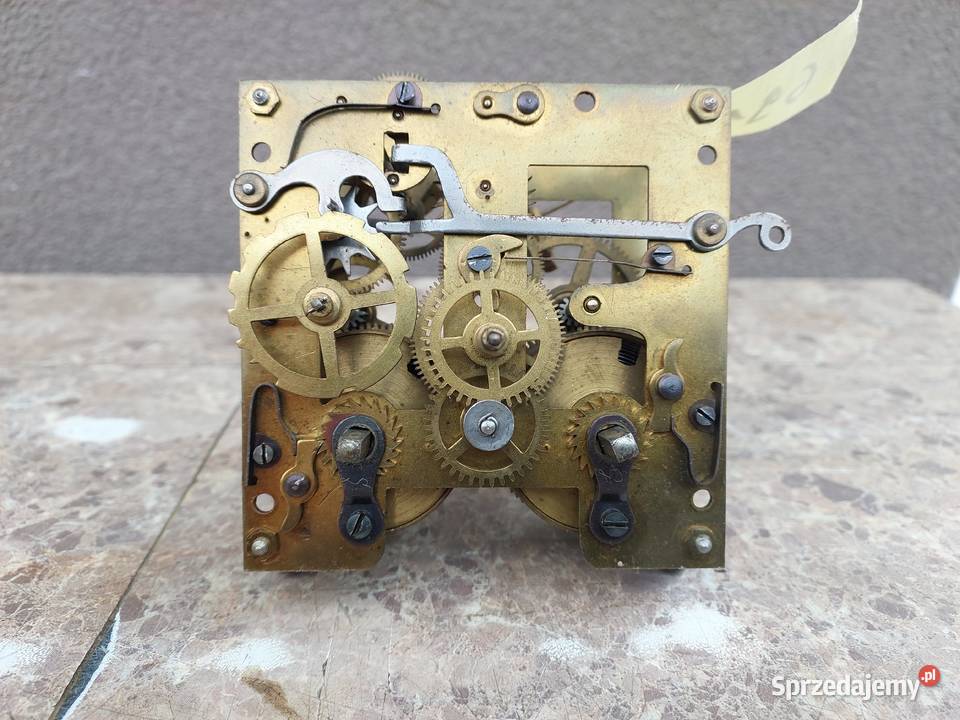 691 Mechanizm starego zegara ściennego Reform pomorskie Tczew