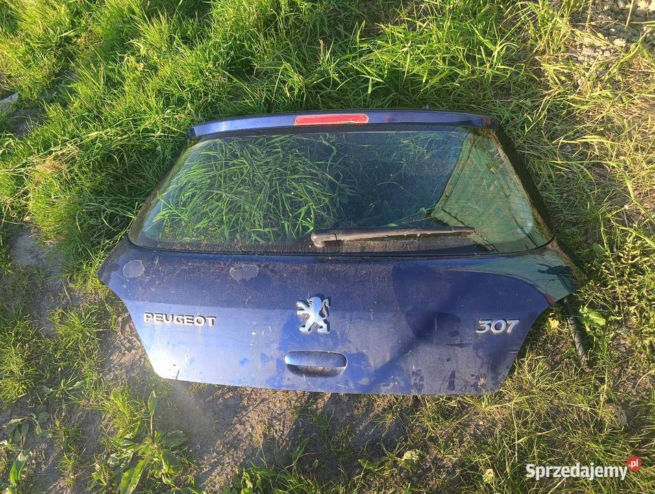 Klapa tylna bagażnika Peugeot 307 hatchback 01 osobowe małopolskie Kraków
