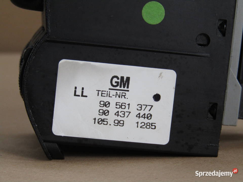 WŁĄCZNIK ŚWIATEŁ OPEL ASTRA G 90561377 Mysłaków