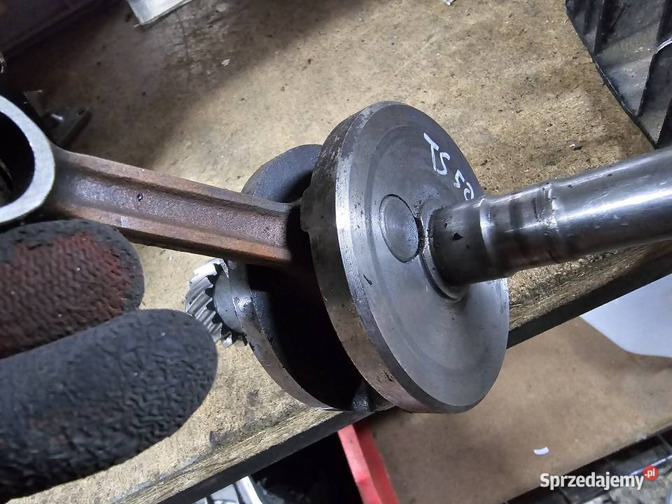 Suzuki TS 50 wał korbowy korba korbowód tryb