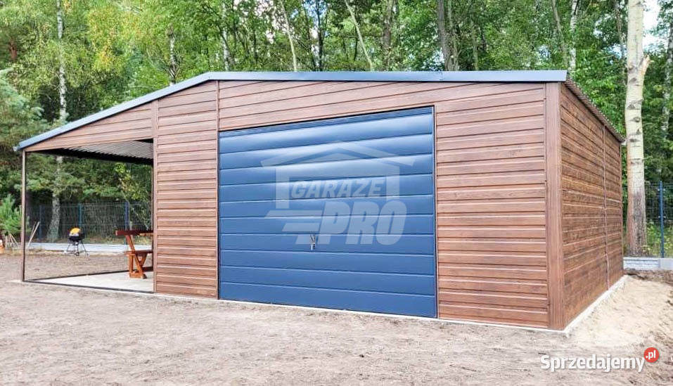 Garaż blaszany 5x5 wiata Brama GP211 dolnośląskie Wrocław