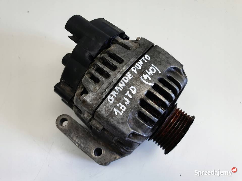 ALTERNATOR Fiat Grande Punto 13 JTD MJET valeo osobowe Układ elektryczny silnika lubelskie Rudka