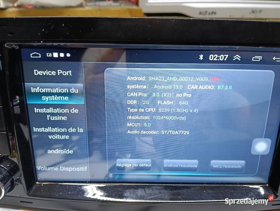 Radio android volkswagen Touareg II 20102018r Drążdżewo Nowe sprzedam