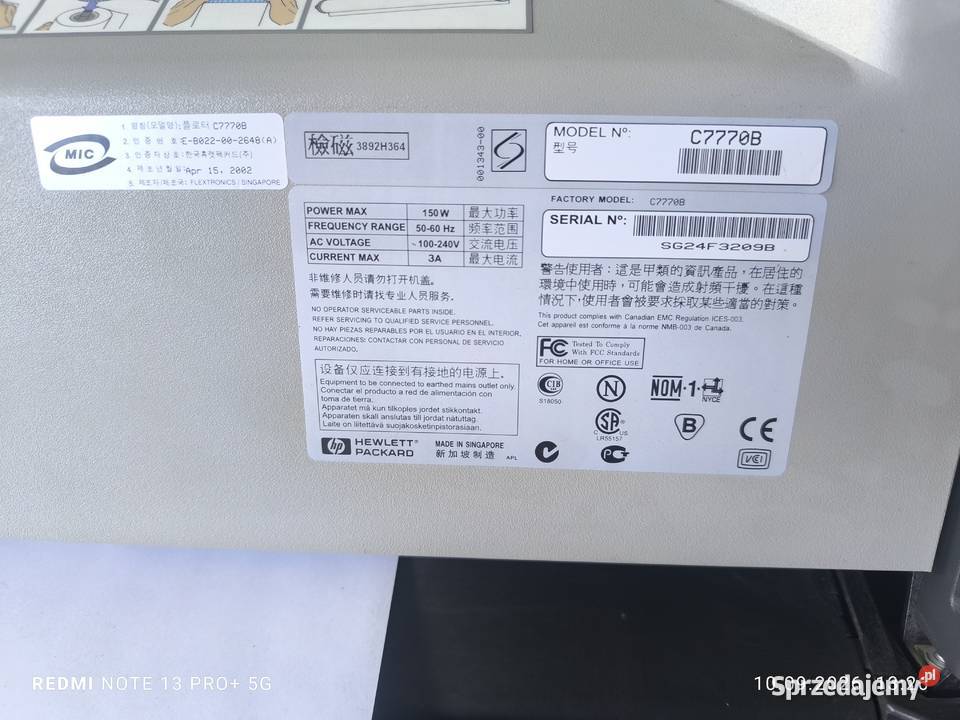 Sprzedam zamienię Ploter hp designjet 500 Olsztyn