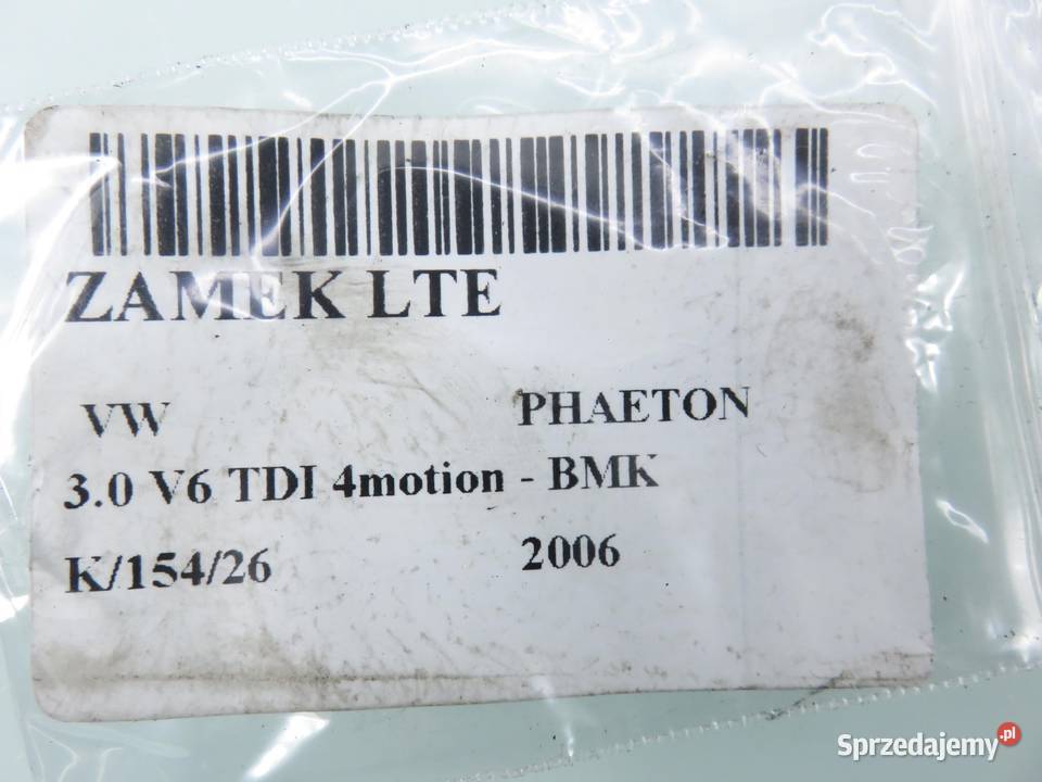 ZAMEK LEWY TYLNY VW PHAETON 3D4839015