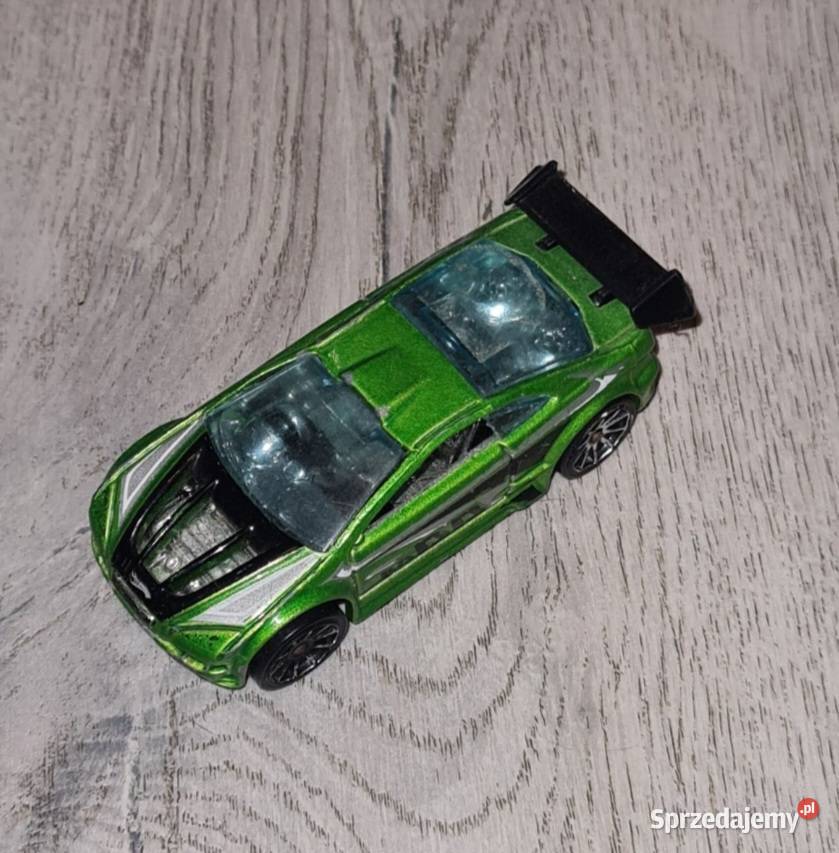 Autko samochód resorak Hot Wheels Asphalt zielony Łódź