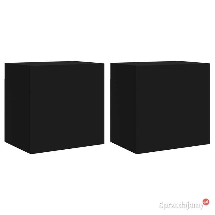 vidaXL Ścienne szafki TV 2 czarne 405x30x40 Warszawa sprzedam