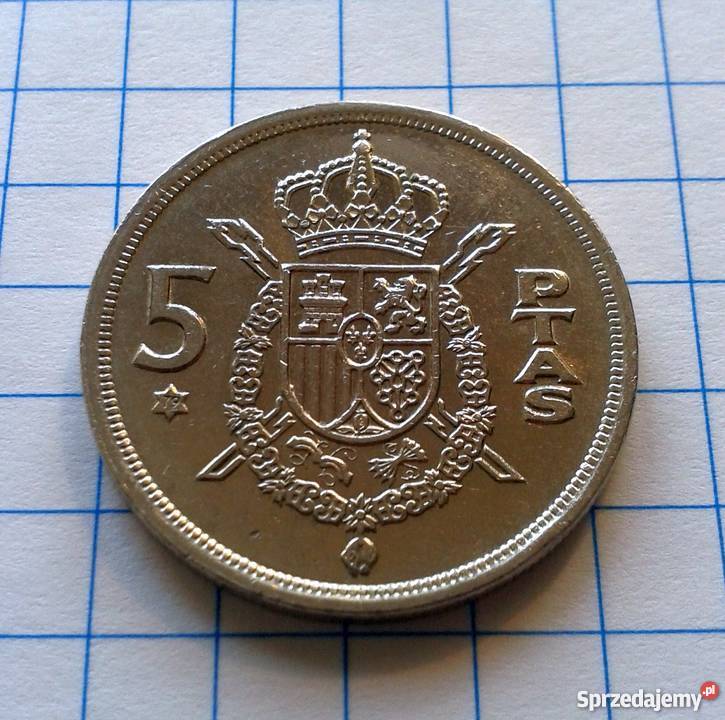 5 PESET 5 PTAS 19751979 HISZPANIA Piszczac sprzedam