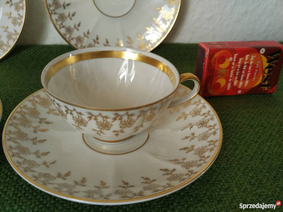 Porcelana Freiberger dwie filiżanki Gorlice sprzedam