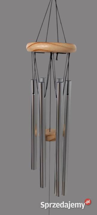 Dzwonki wietrzne metalowe 6 rurki przezroczysty