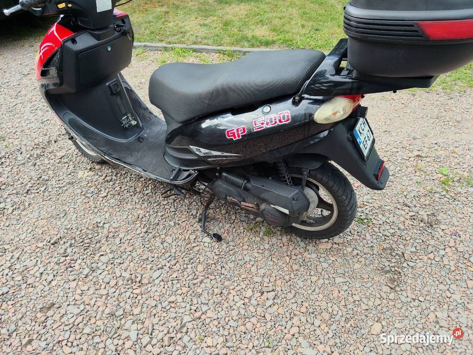 Skuter Zipp GP500 kufer skuter
