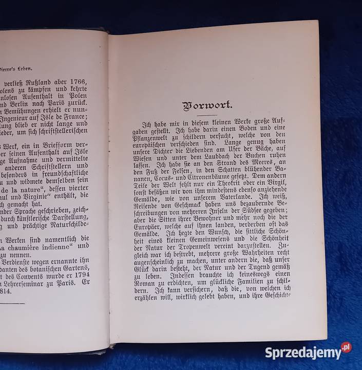 Saint Pierre Paul und Virginie Walther Fiedler Antykwariat Koźminek sprzedam