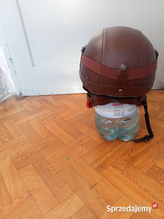 Kask motocyklowy w stylu retro M Części i akcesoria motocyklowe Nowy Sącz