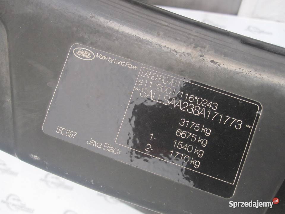 RANGE ROVER SPORT I L320 LIFT 08r pas przód Pasy bezpieczeństwa