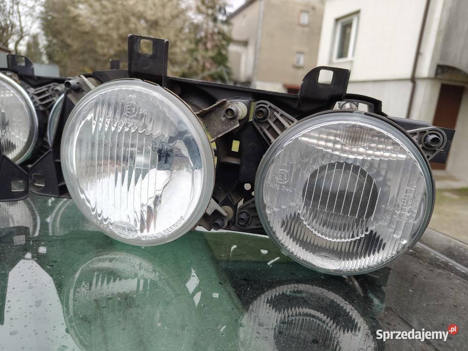 Bmw e34 e32 lampy przednie hella prawa lewa Lampy przednie sprzedam