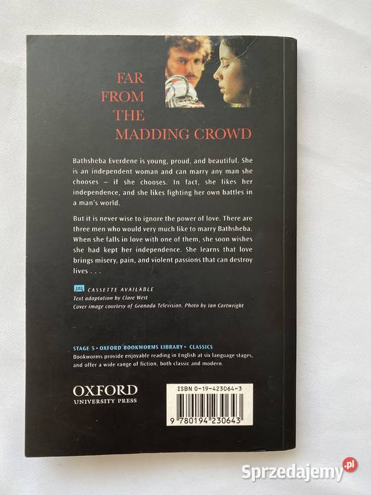 Far from The Madding Crowdksiazka w j angielskim ISBN 0194230643 Lublin