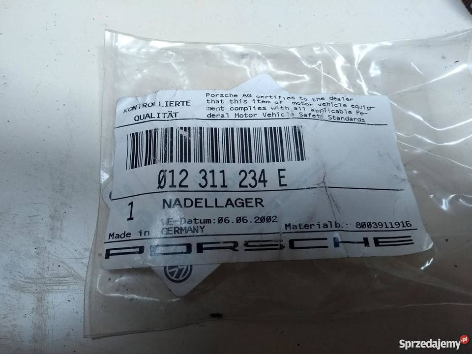 Porsche 986 Boxster łożysko igiełkowe Pilzno sprzedam