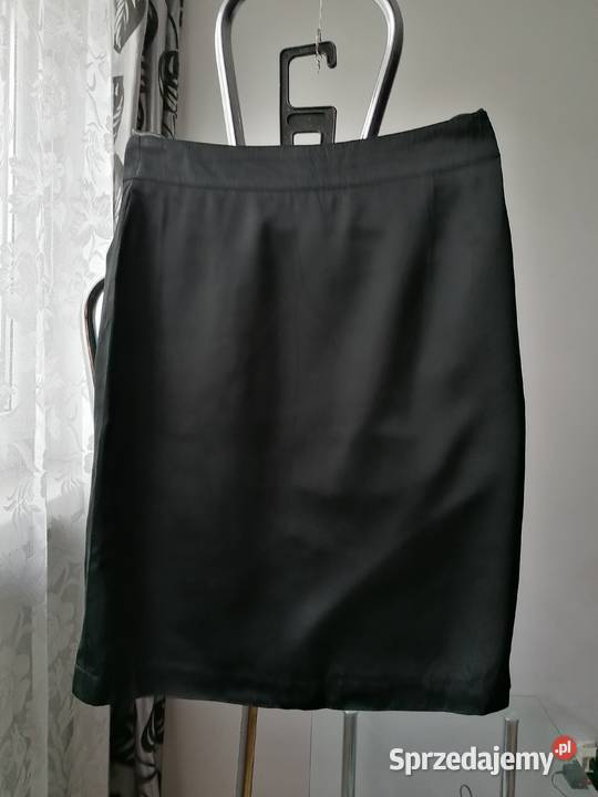 ELEGANCKA CZARNA OŁÓWKOWA SPÓDNICA MONDI R40